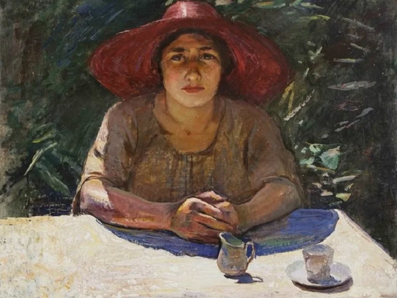 1888-Ottorino Davoli - Al sole